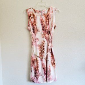 Calvin Klein Size 10 Snake Skin Patterned Dress